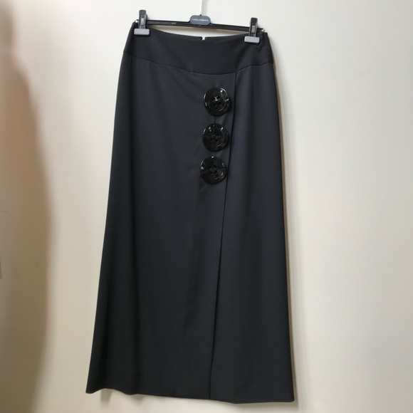 Dolce & Gabbana Runway Black Maxi Skirt